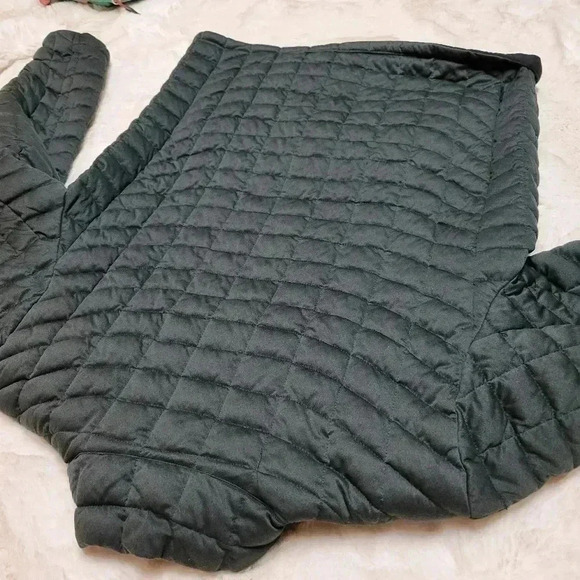 Ben Sherman Quilted Puffer Jacket Full Zip Pockets Gray Men’s Size M Grey Green - Picture 6 of 7